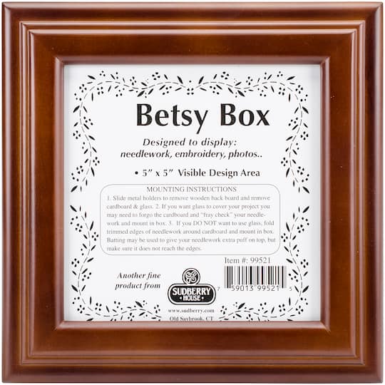 Sudberry House Mahogany Betsy Square Box
